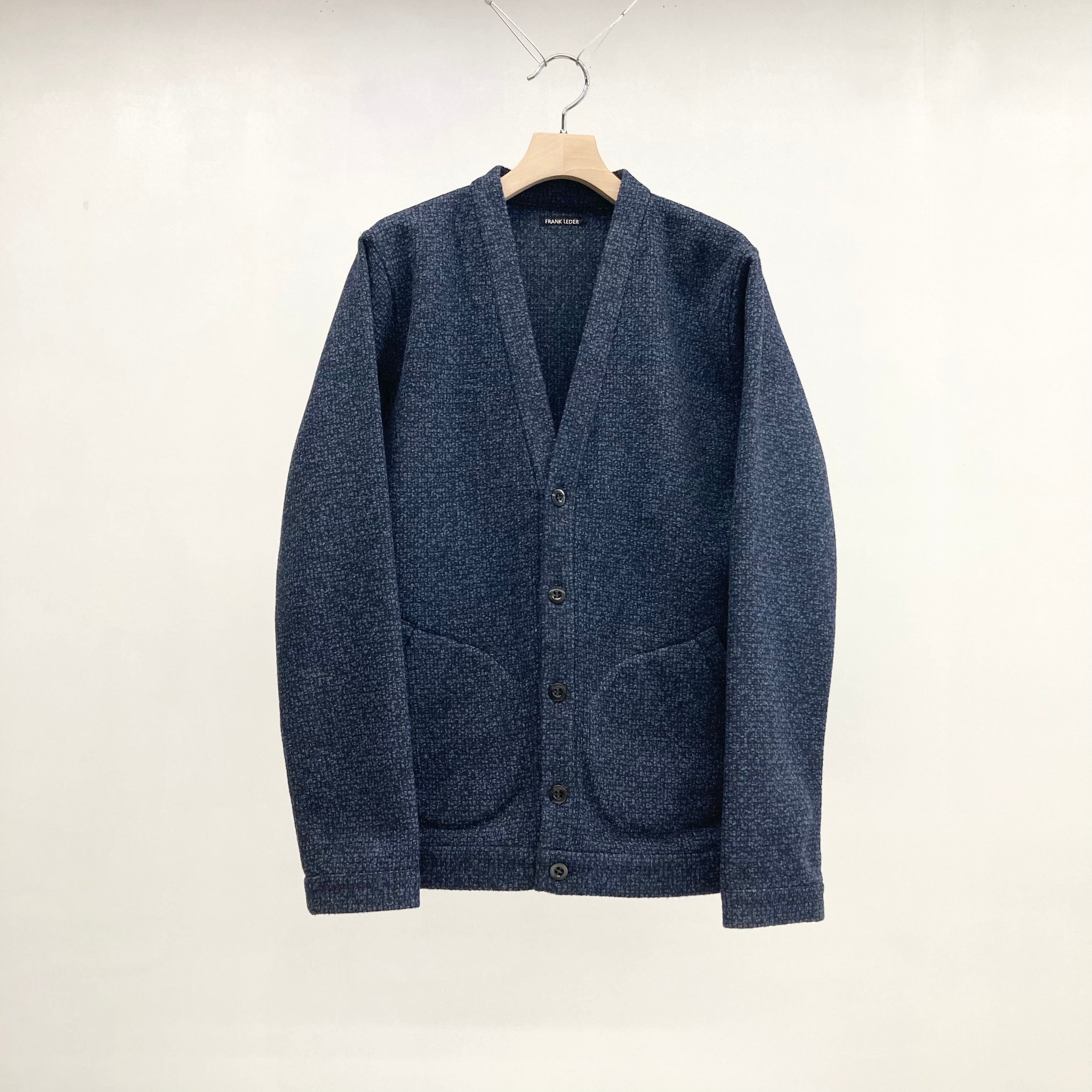 frank leder / フランクリーダー】BLUE WOOL CARDIGAN / Blue – TOKIS