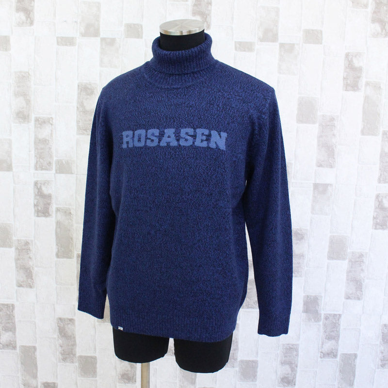 Rosasen ロサーセン ゴルフウェア メンズ ニットセータートップス ロゴ