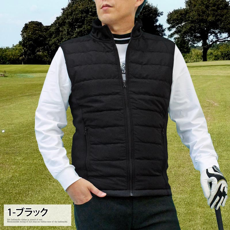 ゴルフ ダウンベスト メンズ ゴルフウェア ジャケット アウター