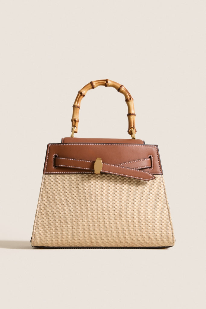 Hazelwood Natural Raffia Veronica Beard Dash Top Handle | Veronica