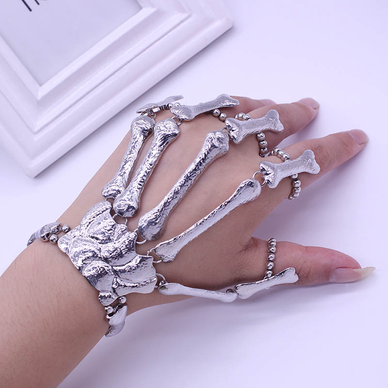 楽天市場】ドクロ ハンド アーマーリング 髑髏 スカル ドクロ ガイコツ