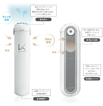 楽天市場】カルテック パーソナル空間除菌・脱臭機 MY AIR 首掛け