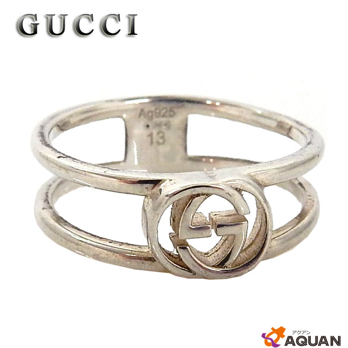 楽天市場】グッチ GUCCIインターロッキングG スリム オープン バンド