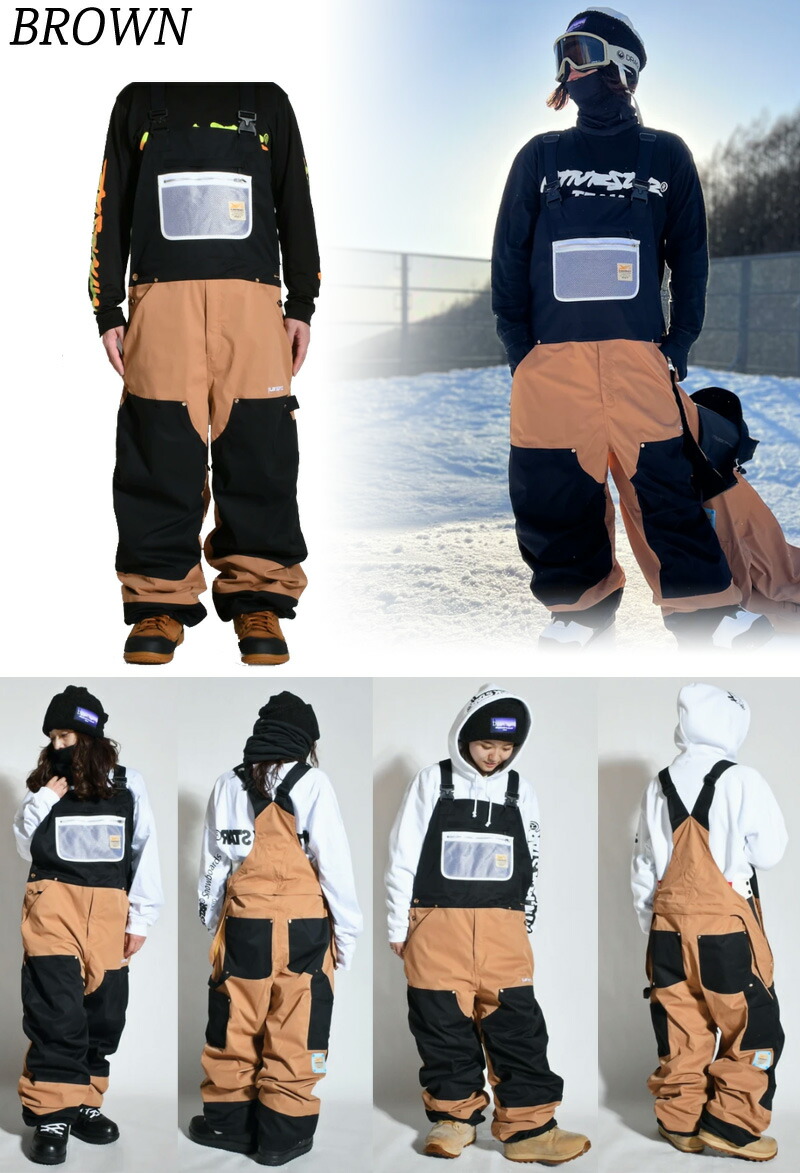 楽天市場】24-25 PLAN-B/プランビー WORKER BIB pant メンズ