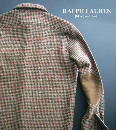 楽天市場】2174新品☆ラルフローレン RALPH LAUREN☆肘宛付千鳥格子