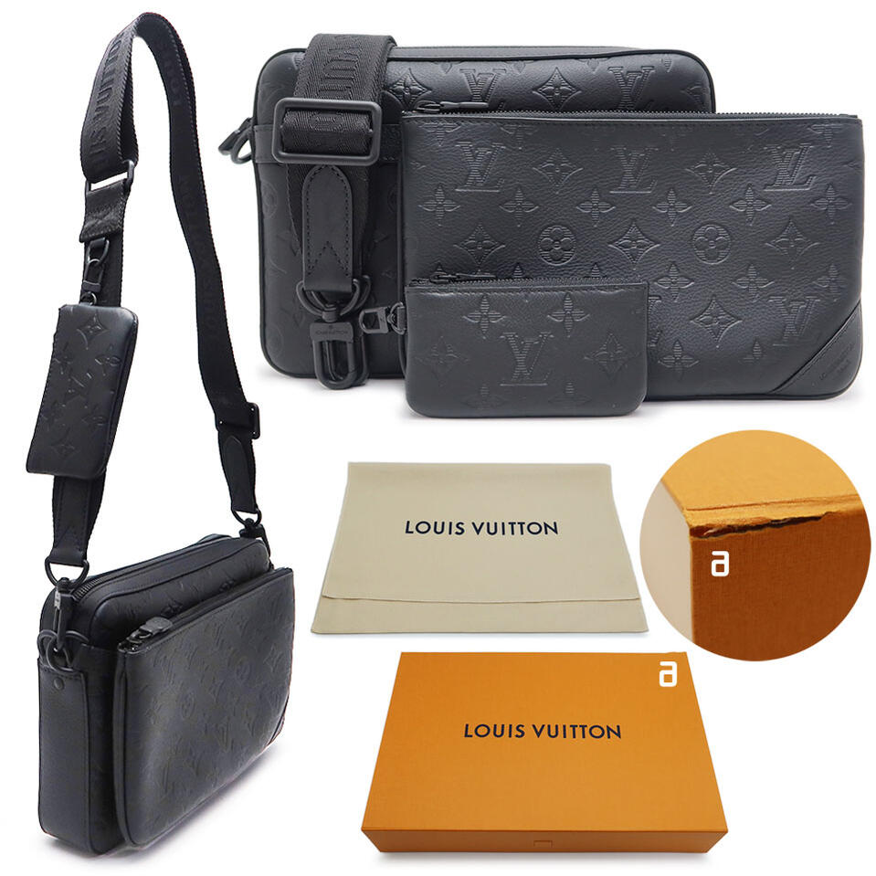 楽天市場】LOUIS VUITTON ルイ ヴィトン モノグラムシャドウ トリオ