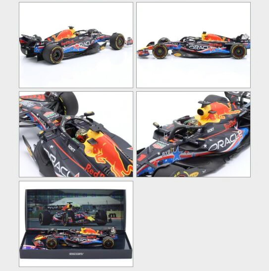 楽天市場】ミニチャンプス 1/18 レッドブル RB19 #1 優勝 USA GP