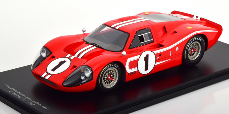 楽天市場】スパーク 1/18 フォード GT40 MK4 優勝 ル・マン24時間耐久