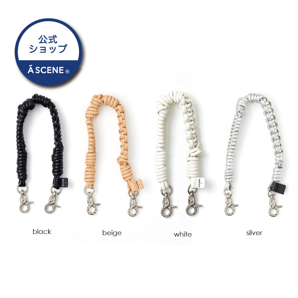 楽天市場】【公式】【A SCENE strap 】Design paracord strap -leather