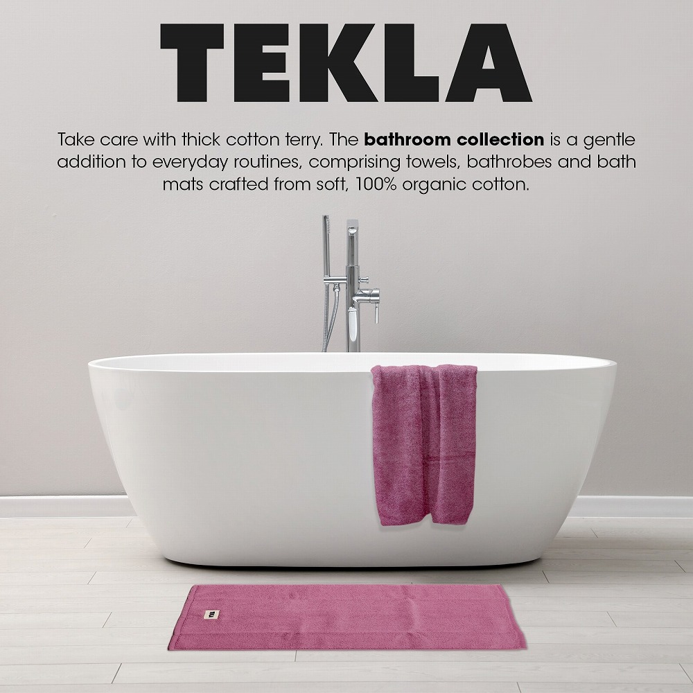 楽天市場】TEKLA バスマット 70 x 50 マット ブランド ギフト タオル地