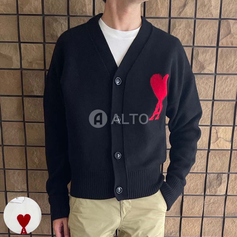 楽天市場】☆2024秋冬入荷☆ AMI PARIS アミ パリス BFUKC002 Vネック