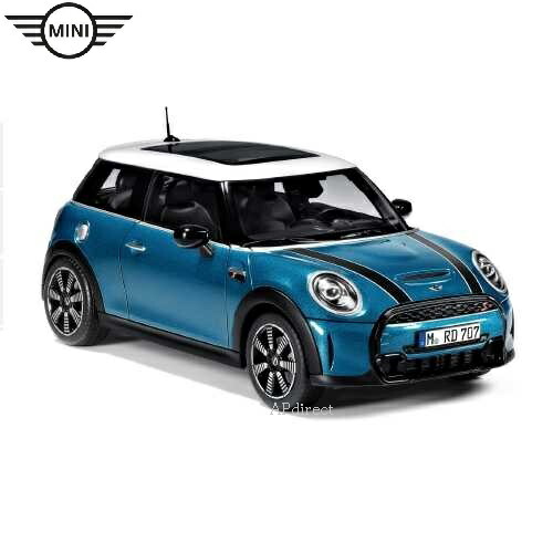 楽天市場】MINI ミニチュアカー F56 COOPER S (アイランド・ブルー
