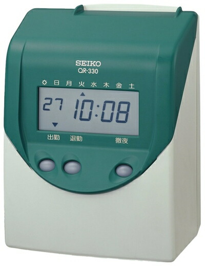楽天市場】タイムレコーダー qr－340の通販