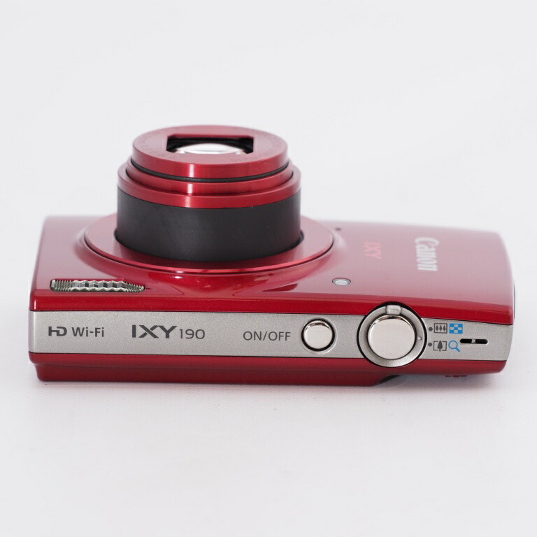 楽天市場】Canon キヤノン コンパクトデジタルカメラ IXY 190 レッド