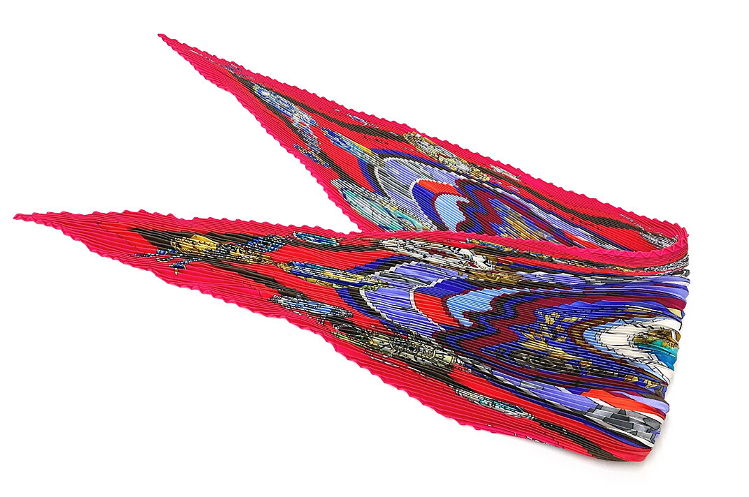 楽天市場】HERMES(エルメス）プリーツスカーフ シルク 外箱付【中古