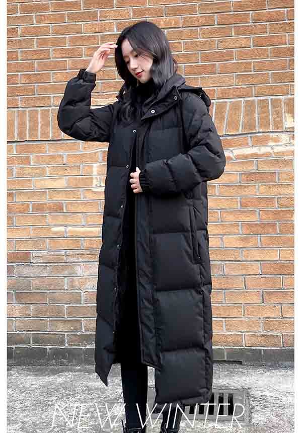 楽天市場】ダウンコート 超ロング ベンチコート レディース ダウン