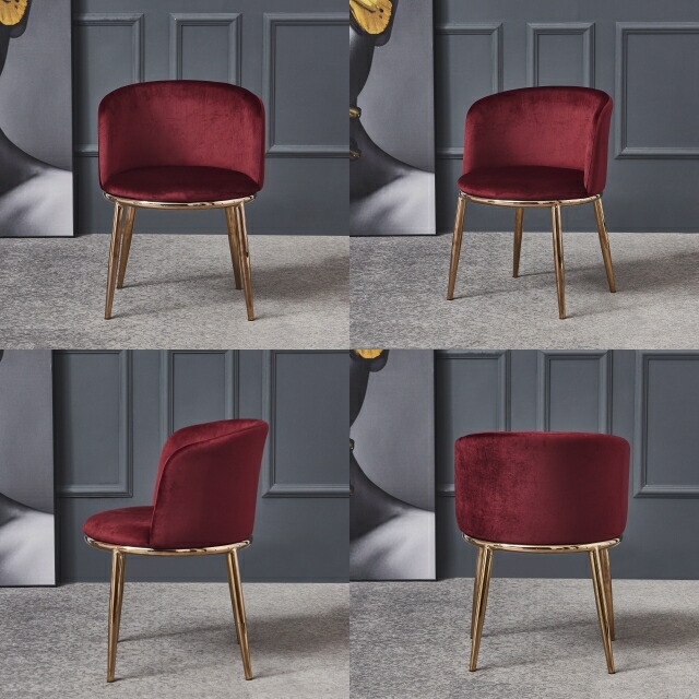 楽天市場】【在庫処分品 特価】ダイニングチェア ベルベット ベロア