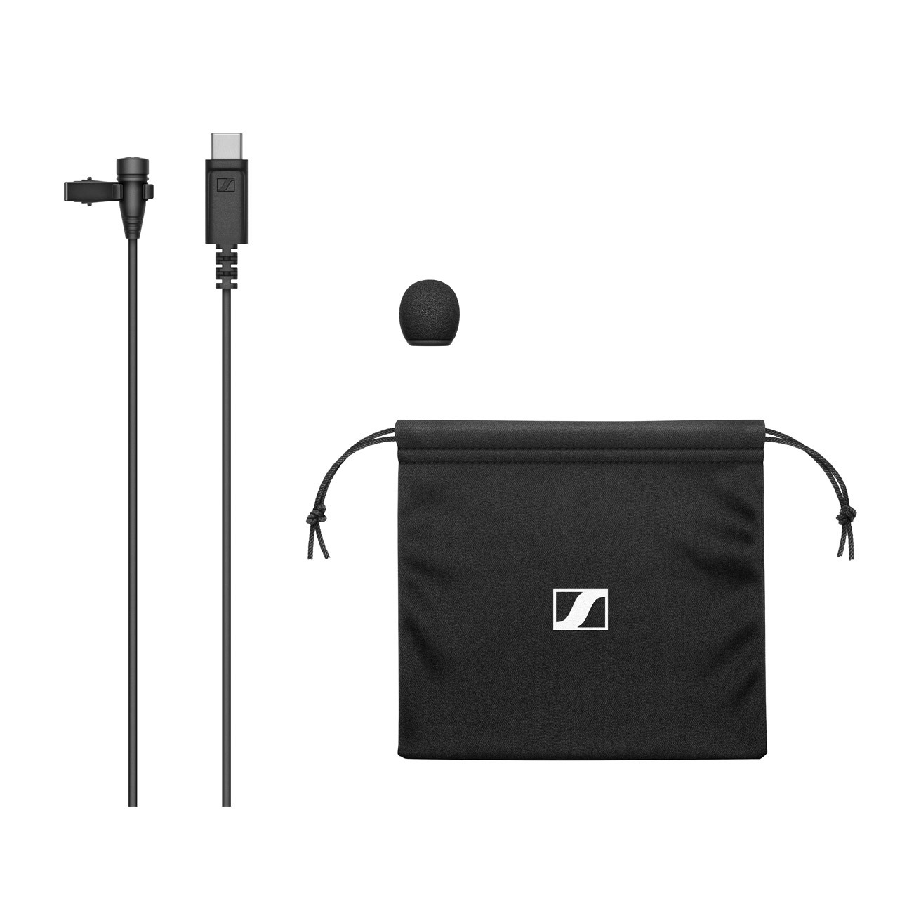 楽天市場】Sennheiser ゼンハイザー XS LAV USB-C クリップオンマイク