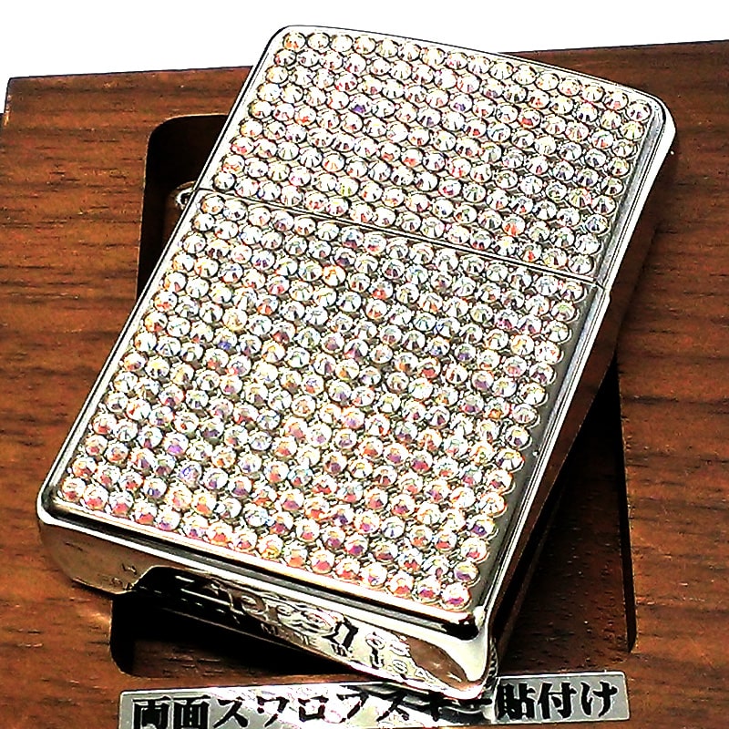 楽天市場】ZIPPO スワロフスキー両面貼り 一点物 レア ジッポ ライター