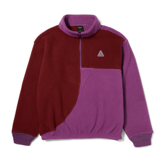 楽天市場】HUF ハフ EXPEDITION 1/4 ZIP PILE FLEECE 2色 M フリース