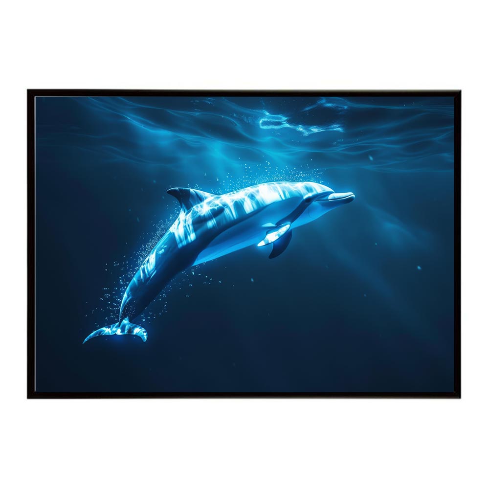 楽天市場】イルカ 海 ブルー ドルフィン 夏 ポスター クジラ シャチ