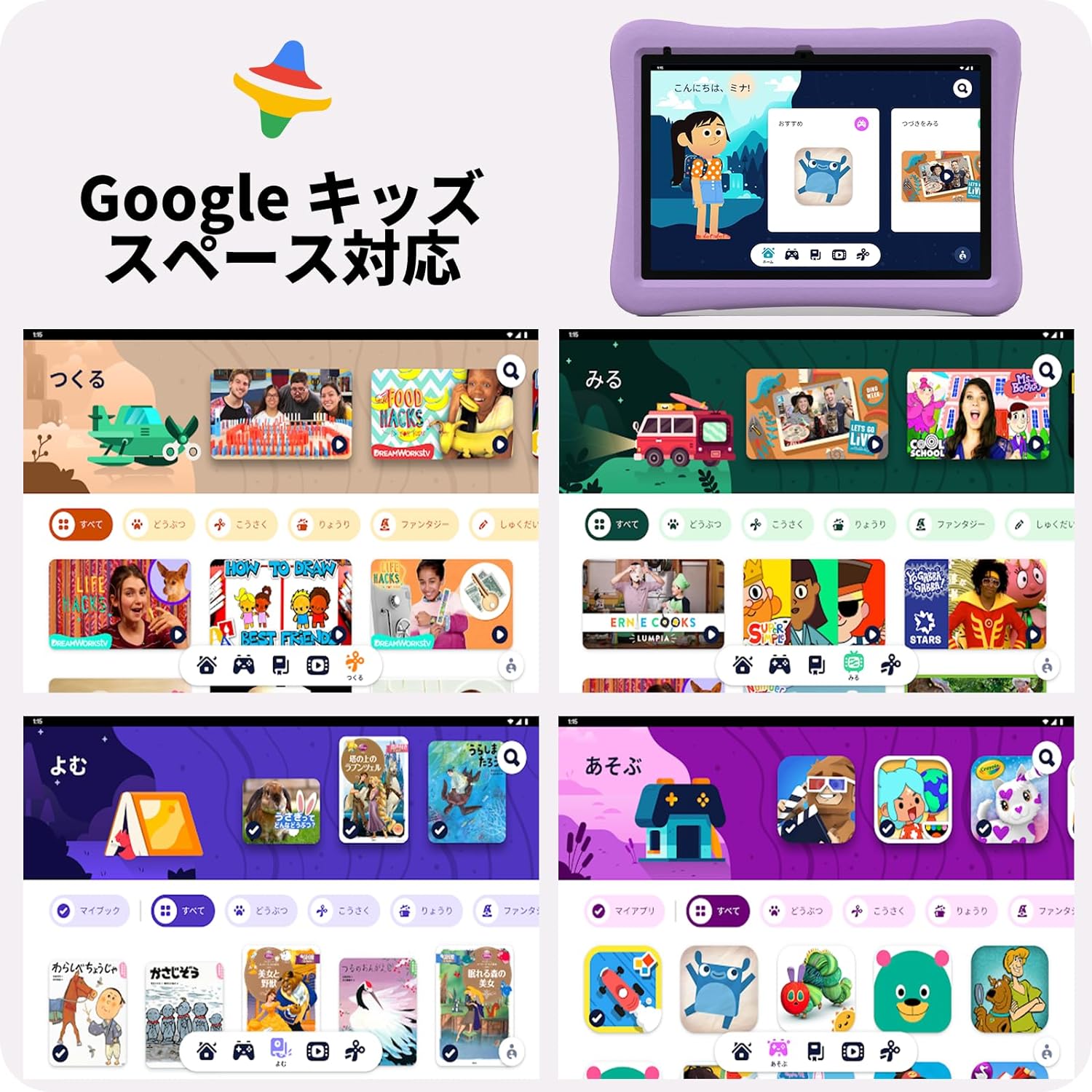 楽天市場】キッズ タブレット 10インチ 子供用 Android13 Wi-Fiモデル
