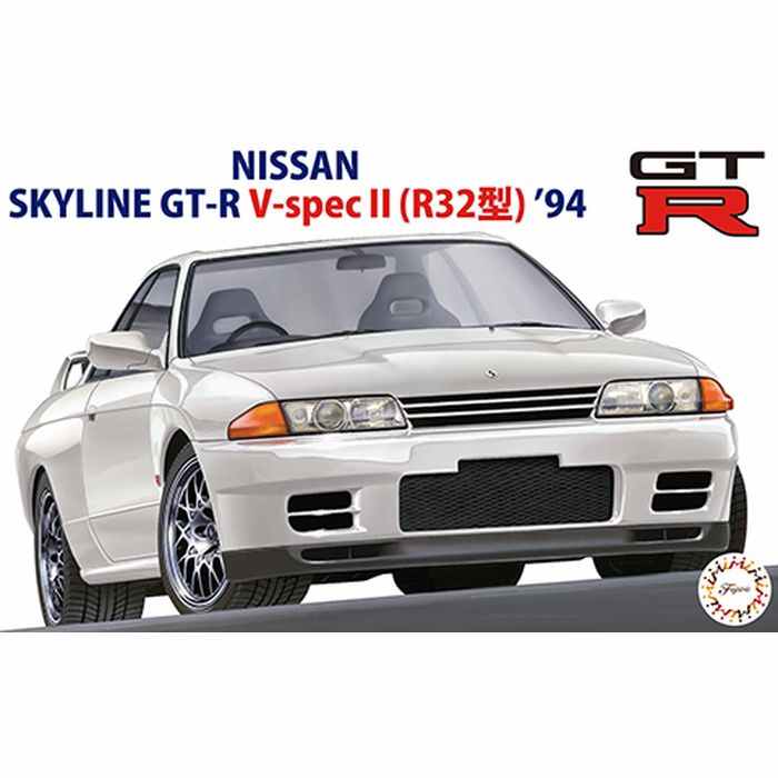 楽天市場】1/24 スカイライン GT-R V-specII(R32型) 94 模型