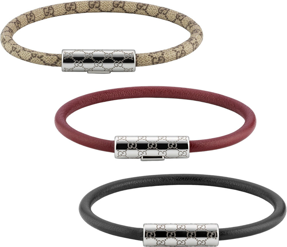 楽天市場】GUCCI グッチ メンズ レディースチューブレザーブレスレット