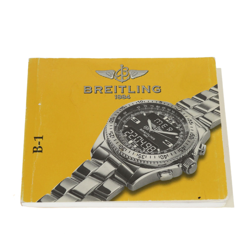 楽天市場】ブライトリング Breitling A68362 B-1 デジアナ ブルー