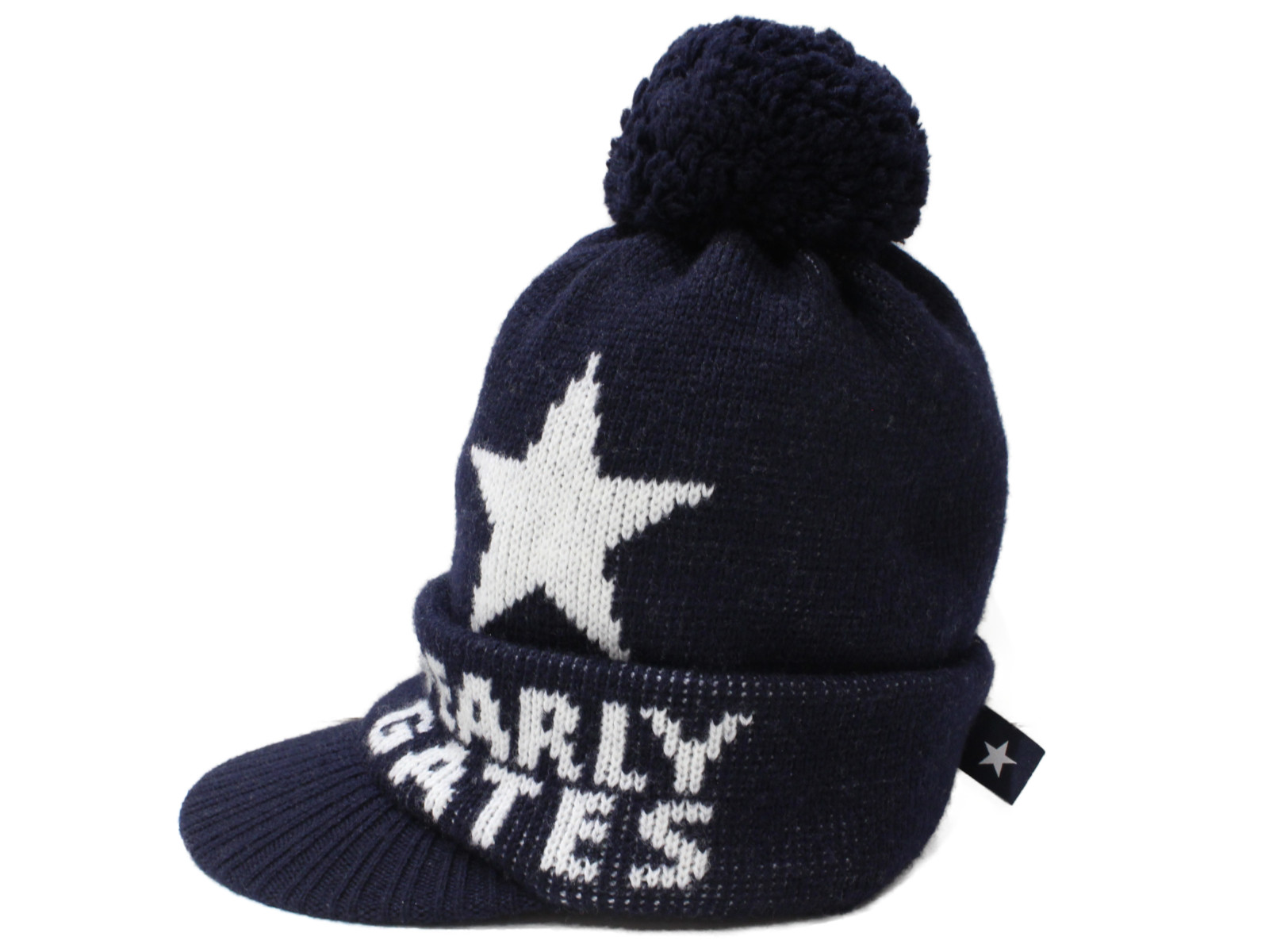 楽天市場】PEARLY GATES パーリーゲイツ ニット帽 ニットキャップ 053