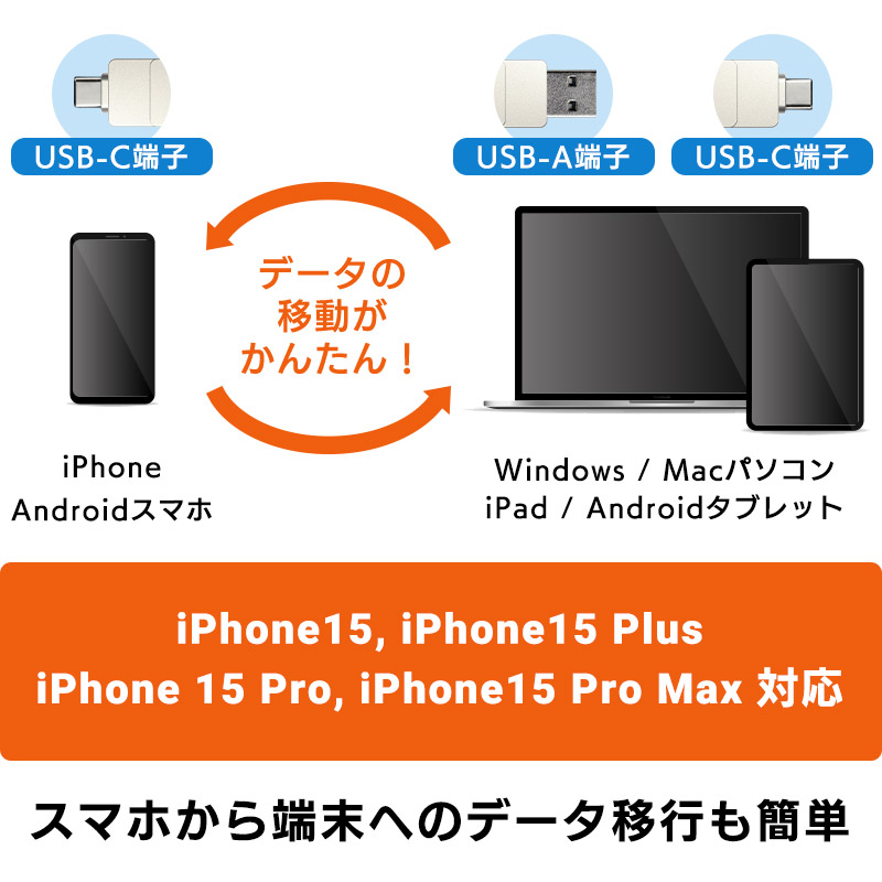 楽天市場】SSD 外付け 1TB iPhone 対応 USB Type-A / USB Type-C USB-C