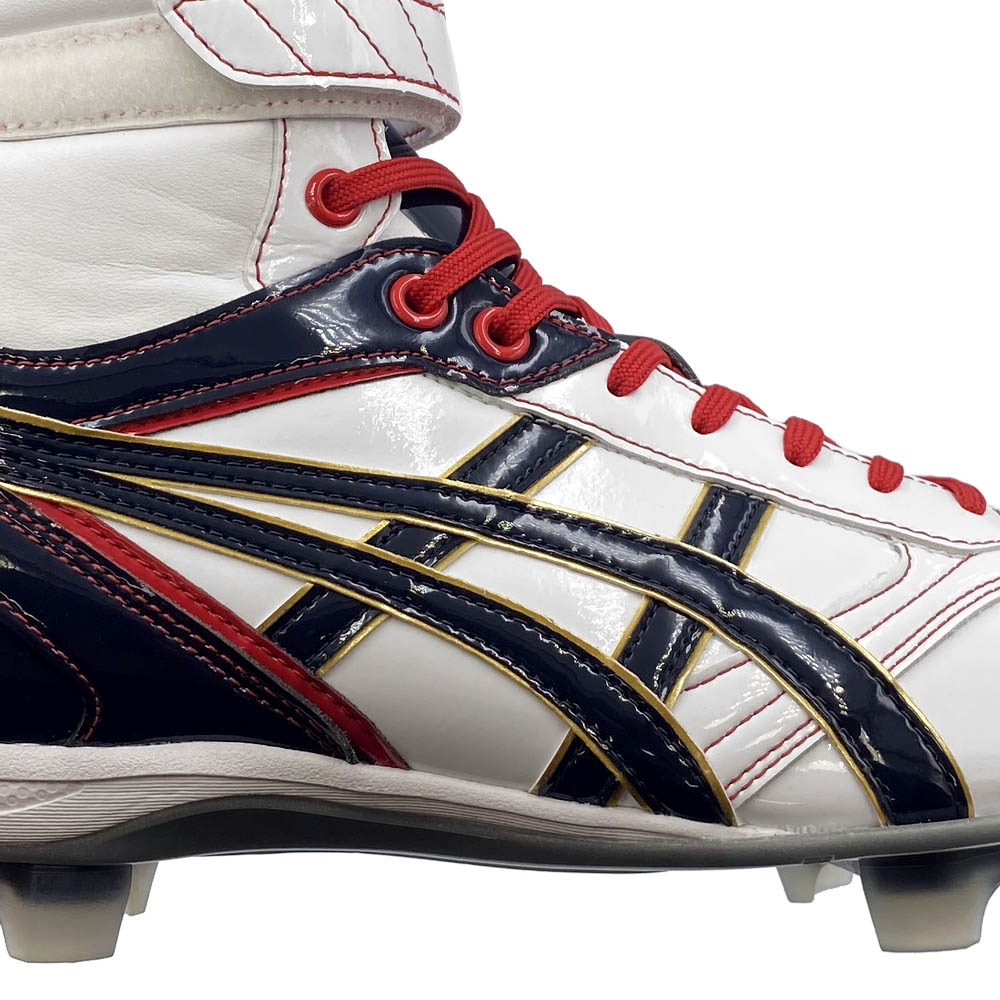 楽天市場】【サイズ交換送料無料】ホワイト×ネイビー アシックス 野球