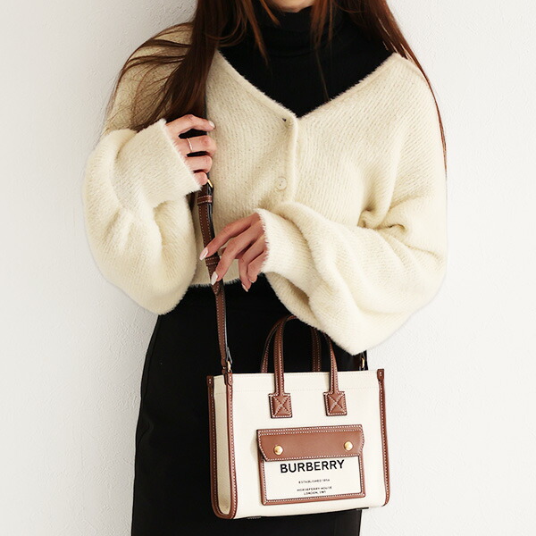 楽天市場】BURBERRY バーバリー Mini Freya Tote ミニ フレヤ トート