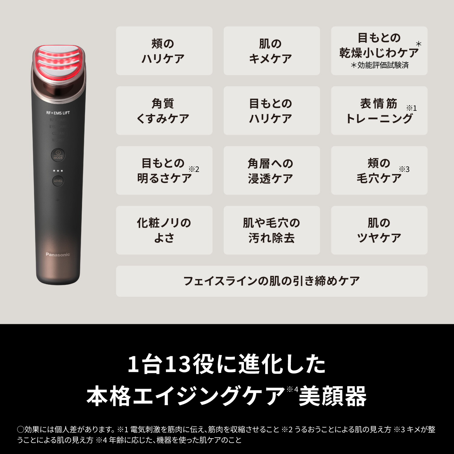 楽天市場】【公式店】パナソニック リフトケア*美顔器 バイタリフトRF