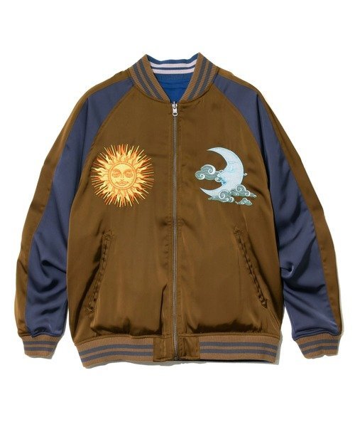 go slow caravan｜エステルサテンリバーシブルスーベニアJKT (MENS