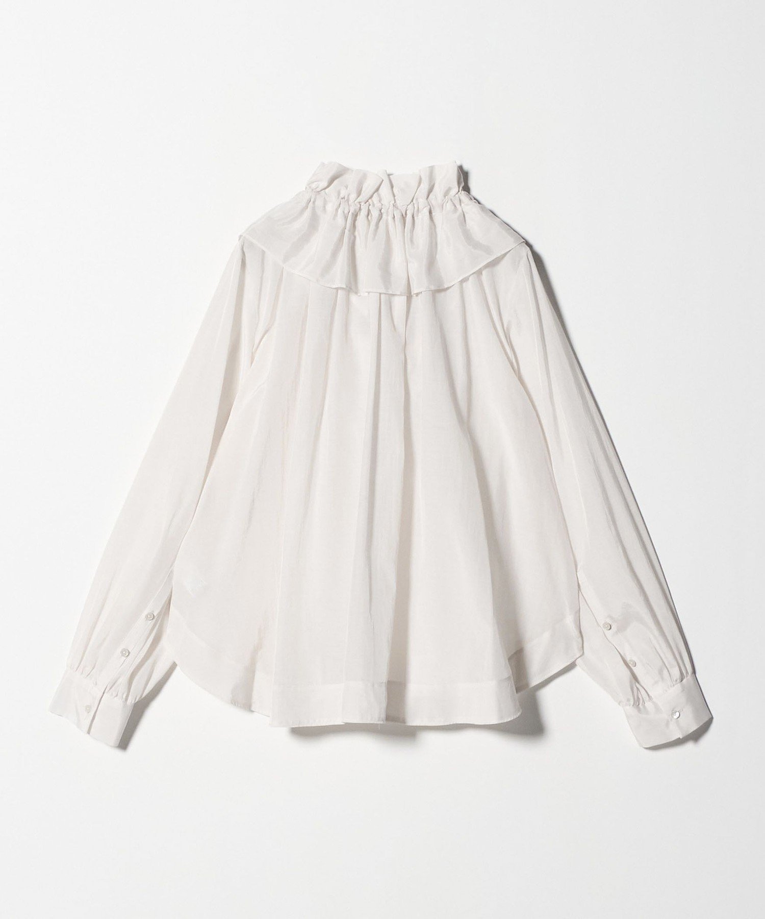 アンミヌ　アームギャザーリボンブラウス(White) ギャザーネックリボンブラウス | シャツ・ブラウス | NOELA OFFICIAL