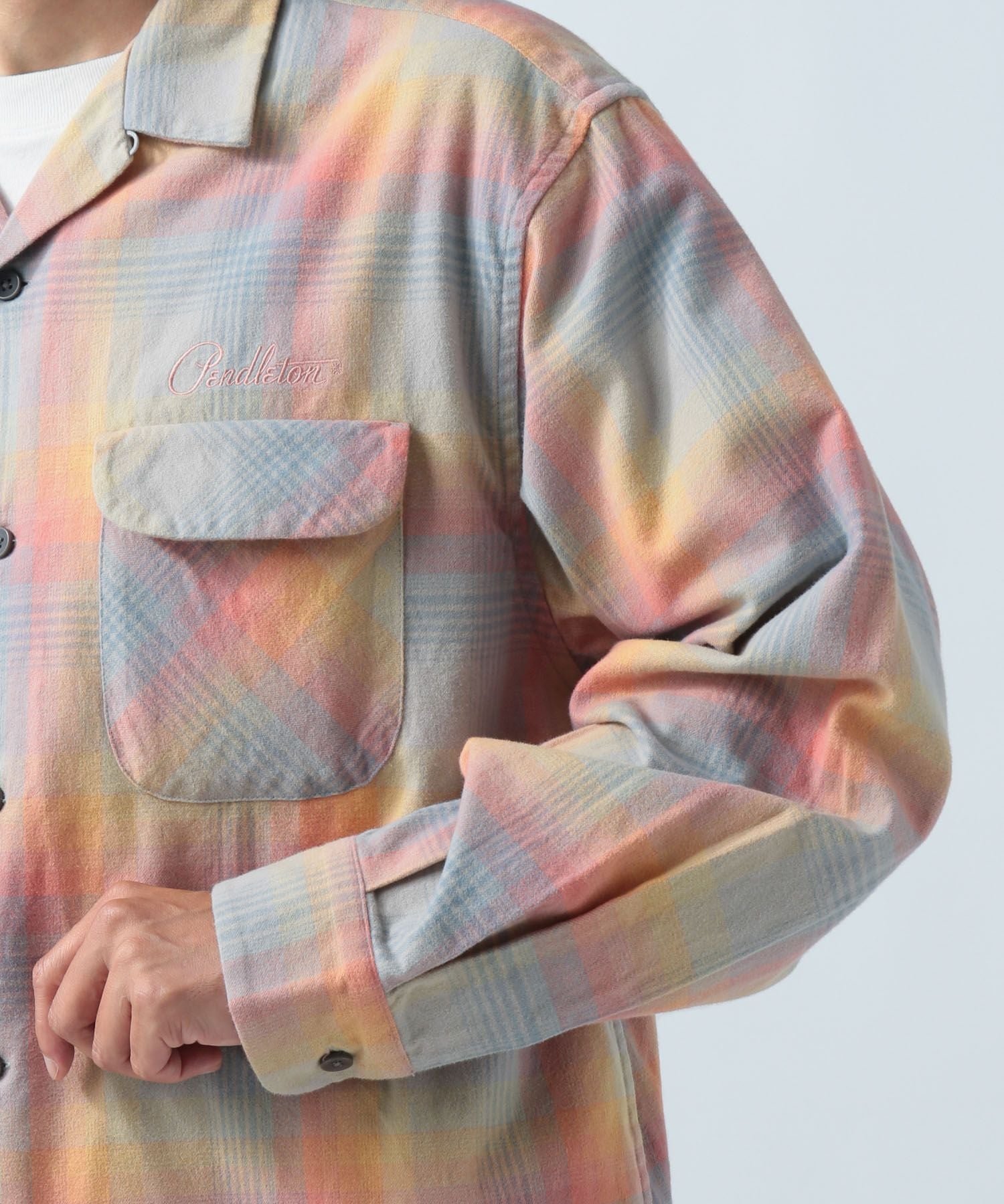 BAYFLOW｜【PENDLETON(ペンドルトン)】別注オンブレオープンカラー
