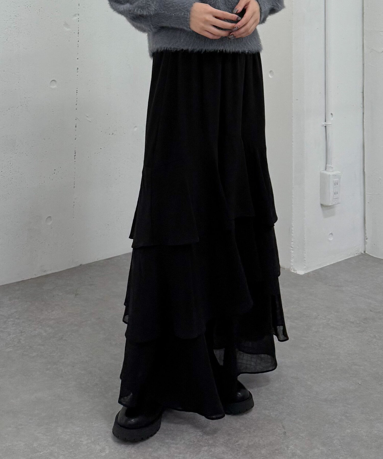 archives｜ドットアソートフリルティアードスカート | Rakuten Fashion