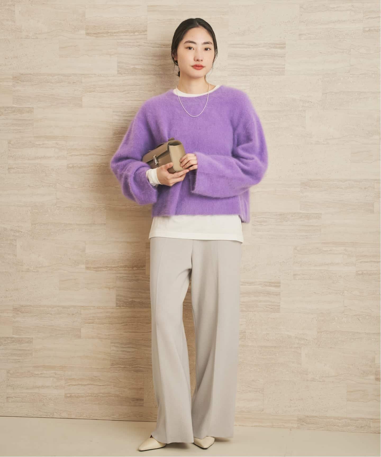 plage｜《一部カラー六本木店・WEB限定》Fur Essential ニット