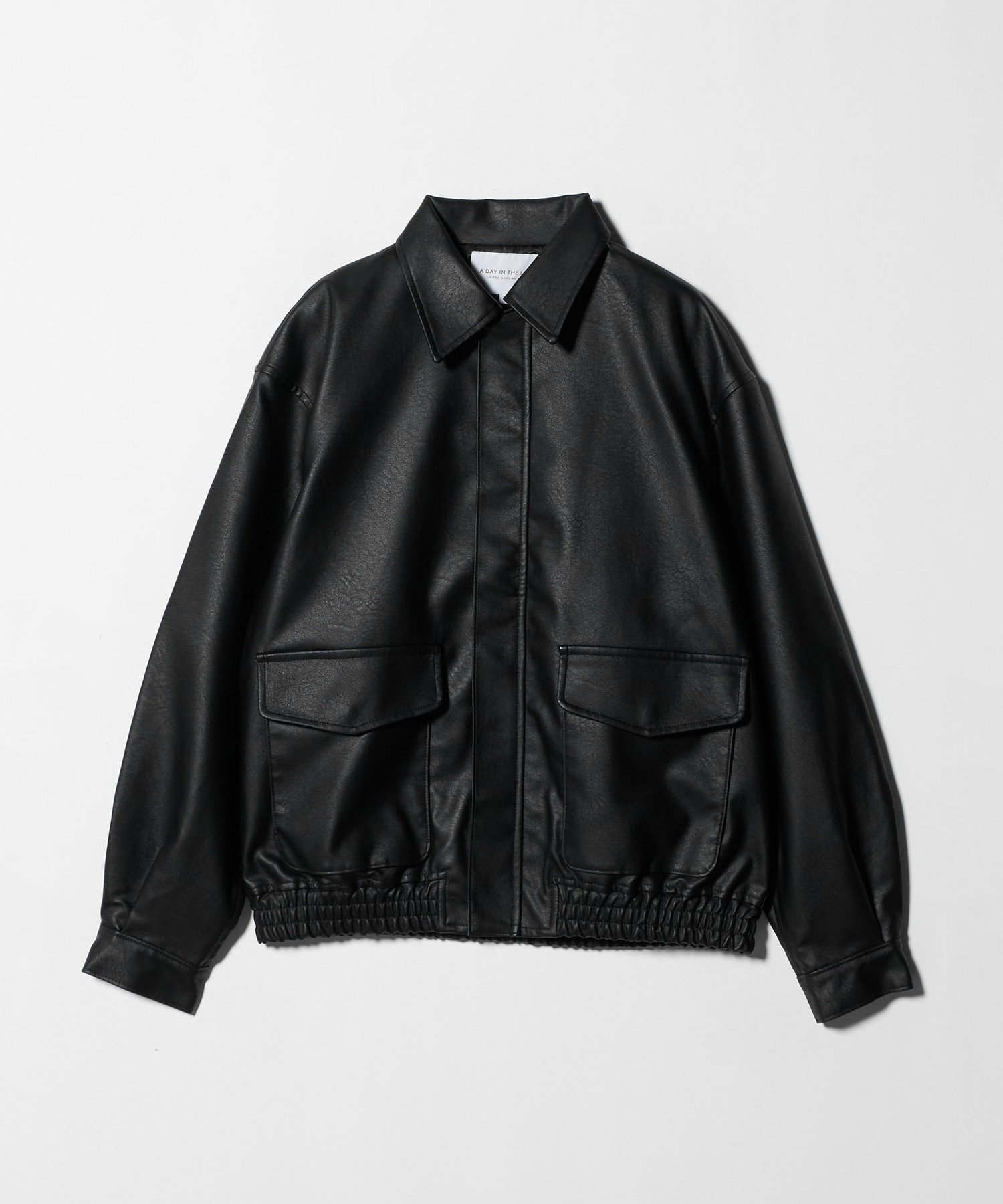 UNITED ARROWS LTD. OUTLET｜クラック レザーライク ブルゾン<A DAY IN