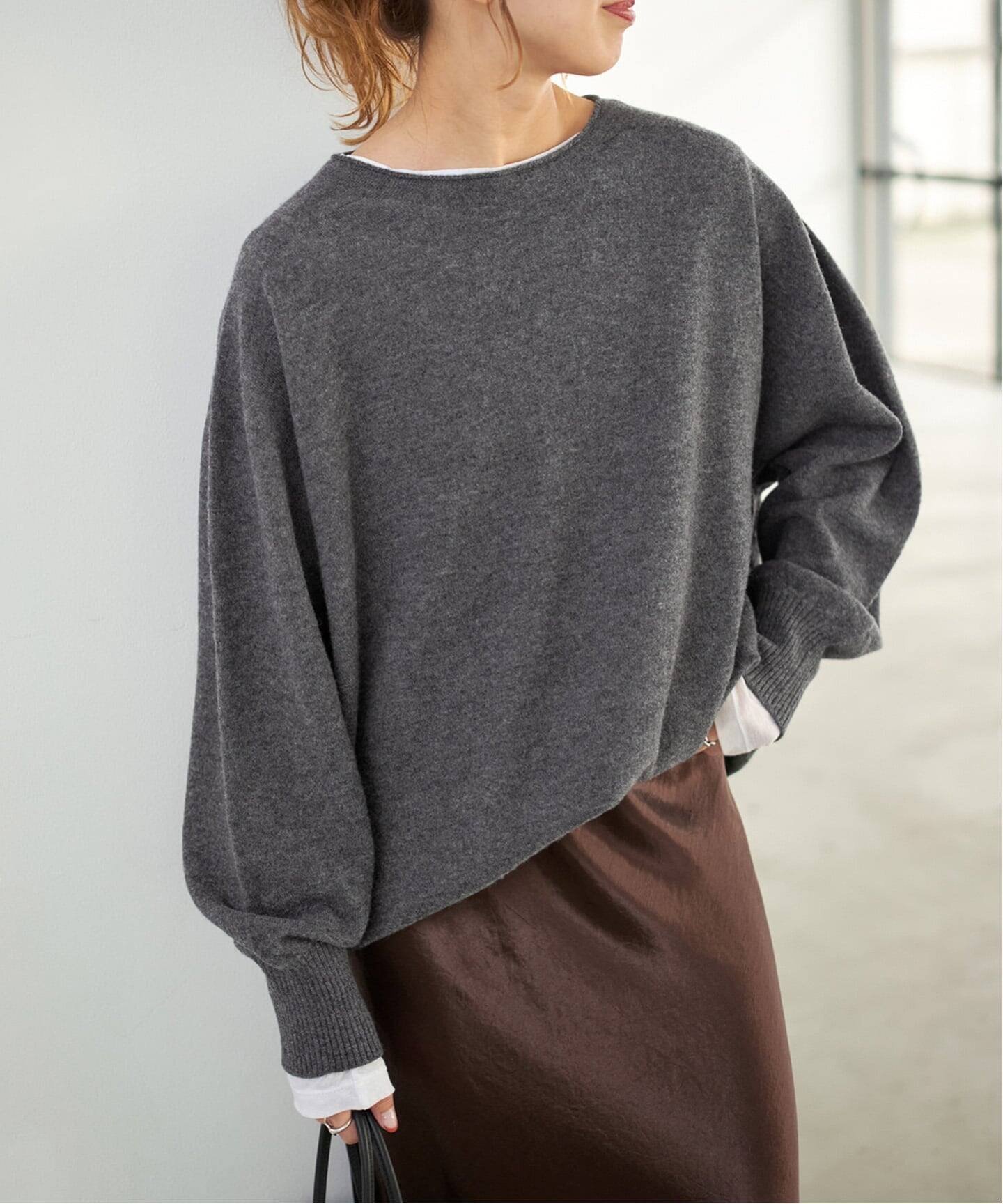 Spick & Span｜《追加》CHESSルーズボートネックプルオーバー