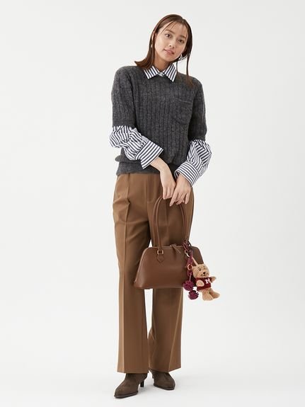 Mila Owen｜【セットアップ対応】ワンタックストレートスーツパンツ