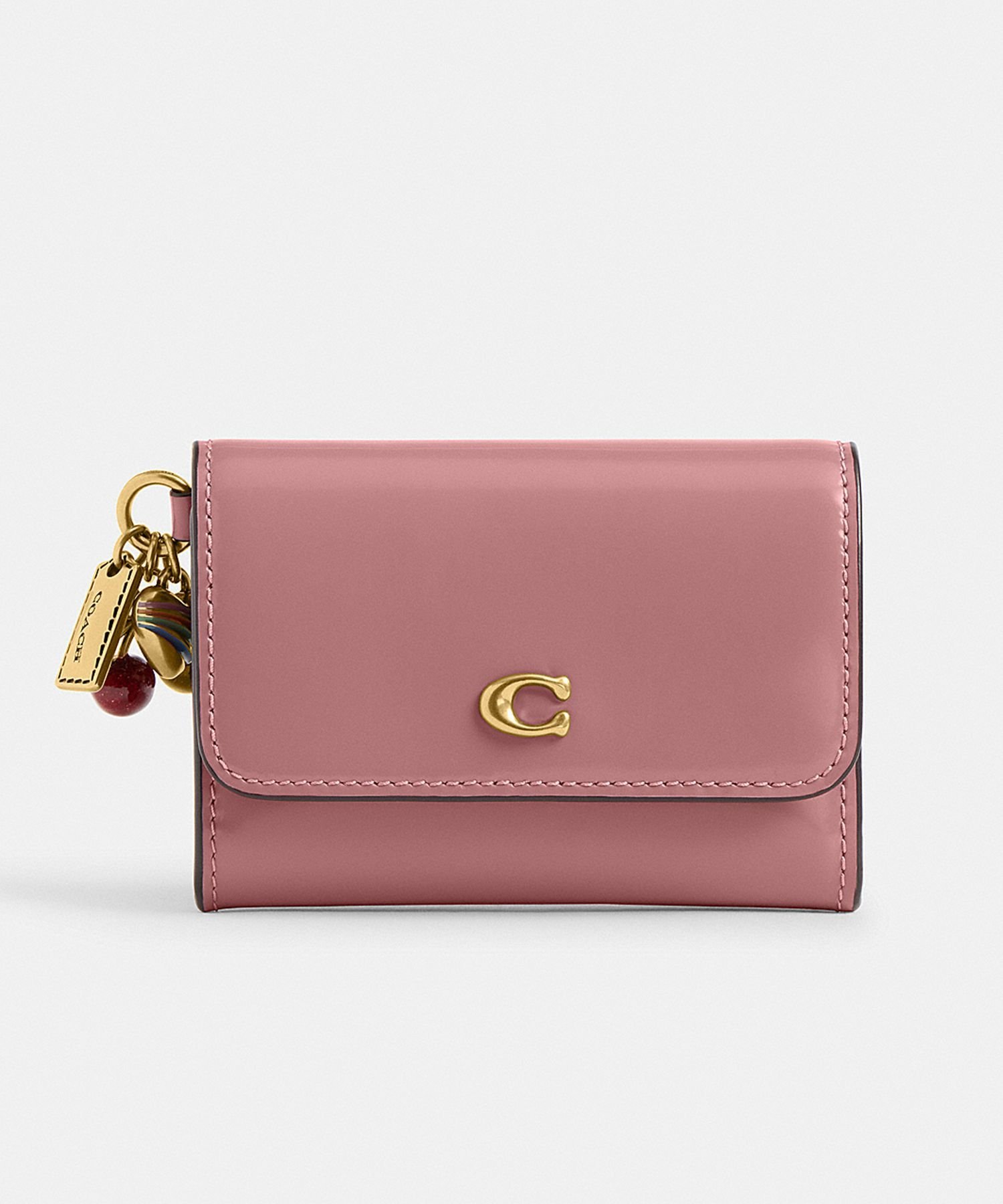 COACH｜エッセンシャル フラップ カード ケース・チャーム(ミニ財布