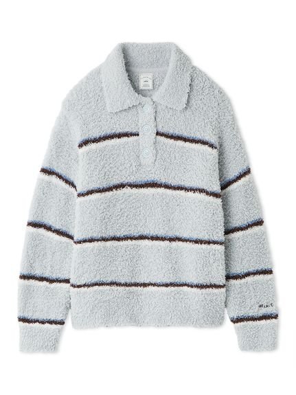 gelato pique｜ジェラートボーダーポロ衿プルオーバー | Rakuten