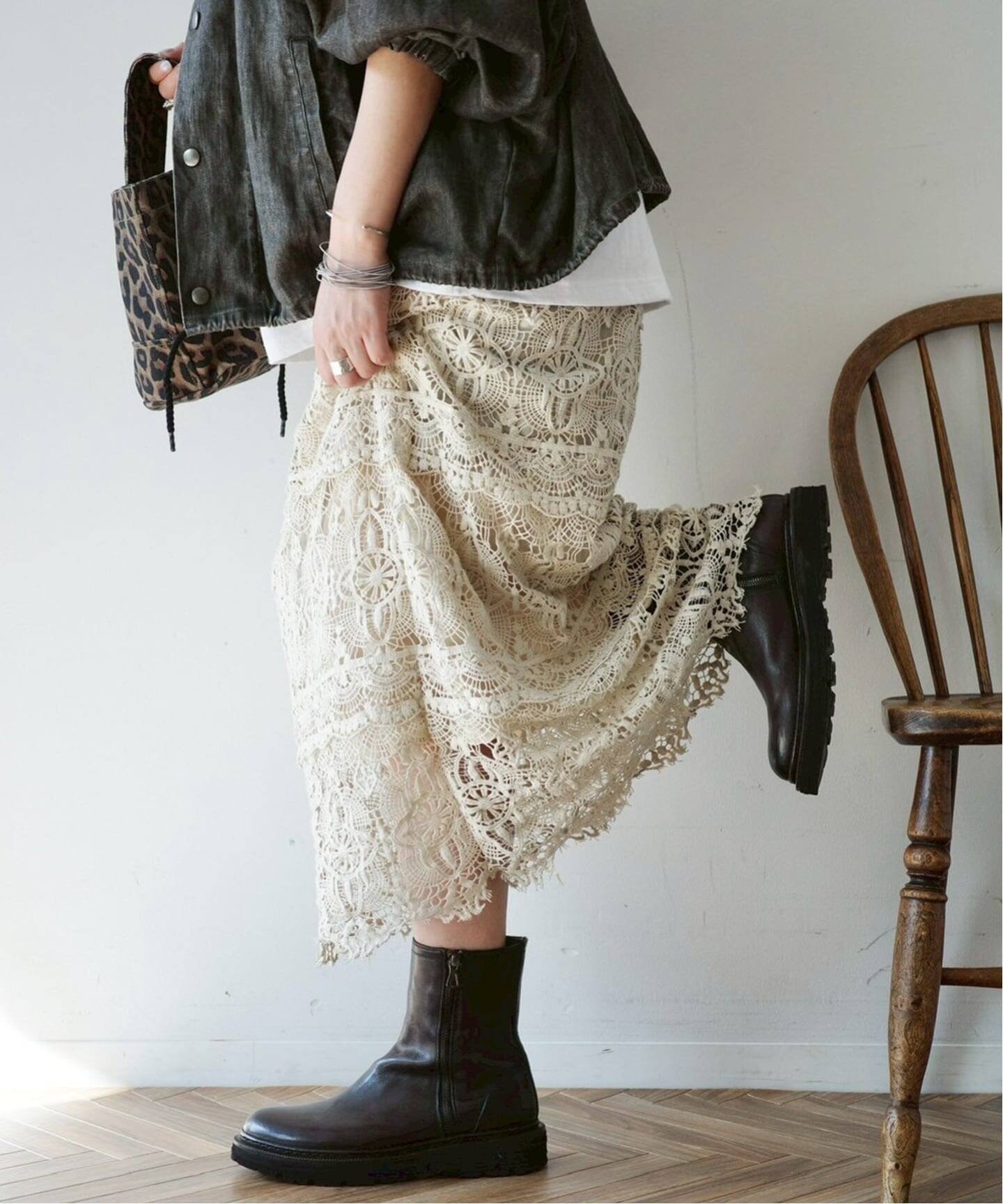 journal standard luxe｜《追加予約》レースMIX スカート | Rakuten