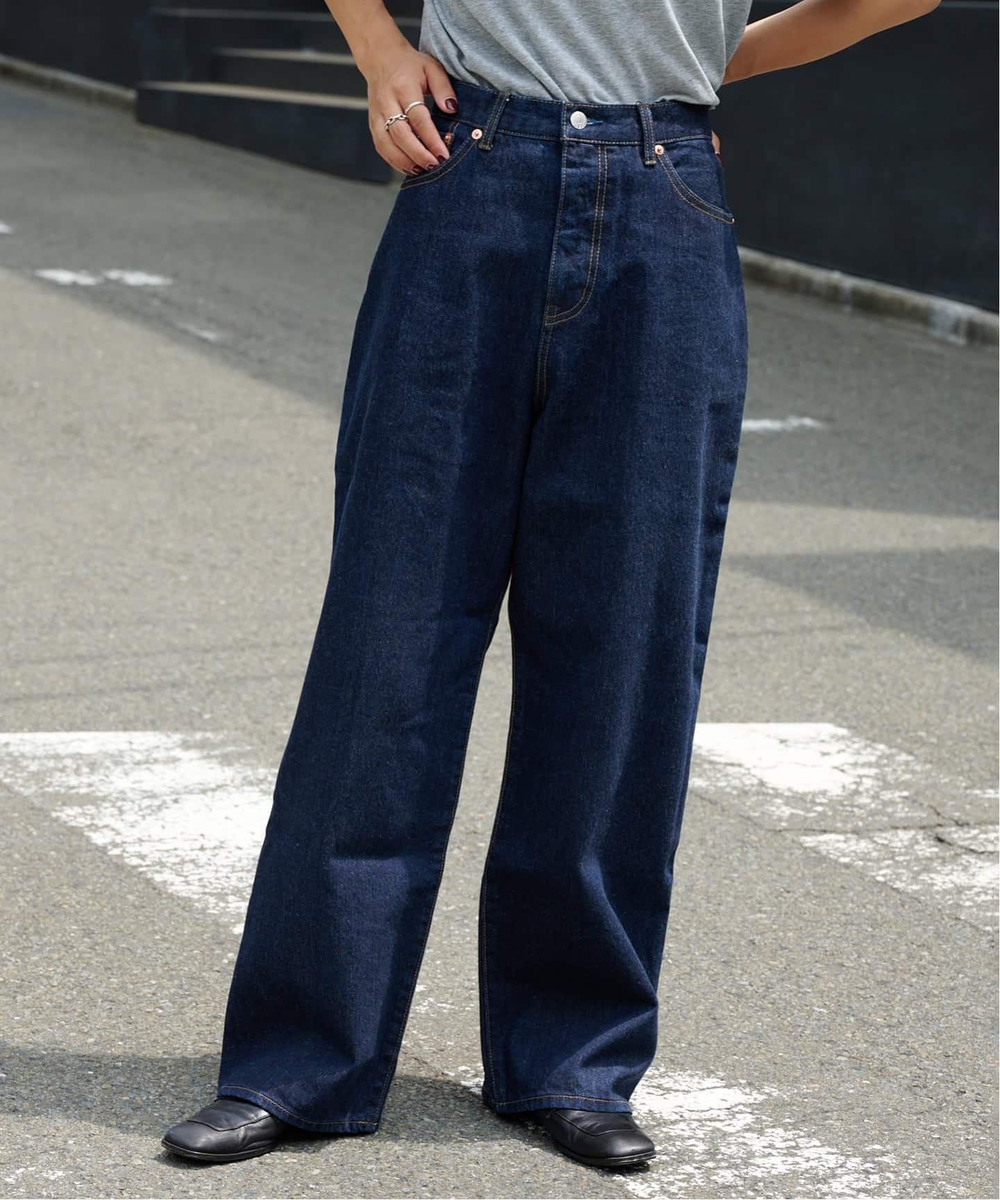 OUTDOOR PRODUCTS Usual Things｜追4 ULTデニムハイライズルーズ5PKT