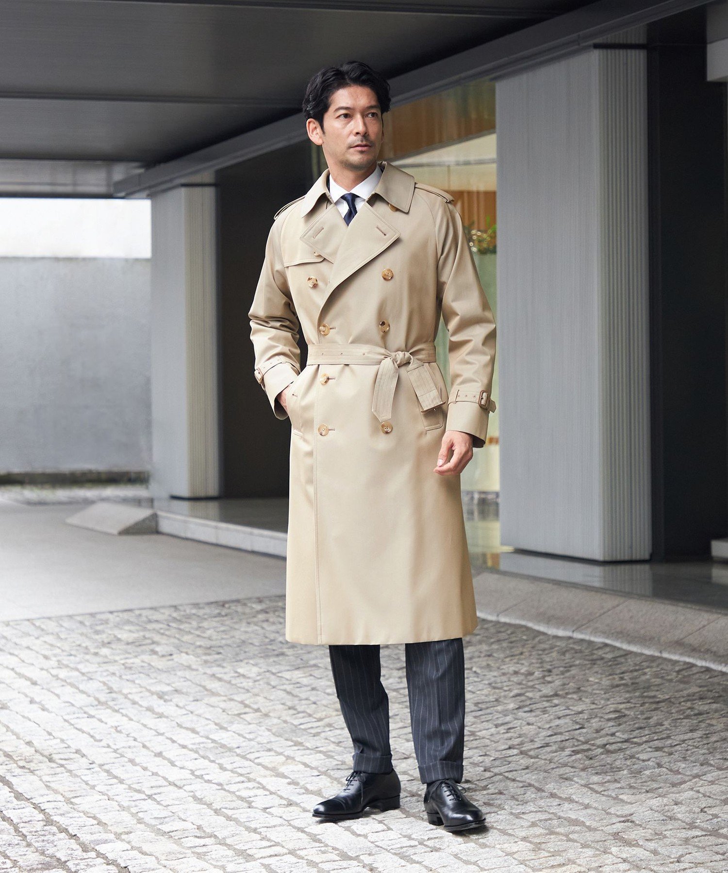 ジルサンダー トレンチコート 防水 ジル サンダーのメンズアウター、柔らかなメリノのロングコート