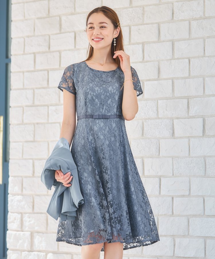 DRESS+｜ワンピーススーツ セットアップ ノーカラージャケット