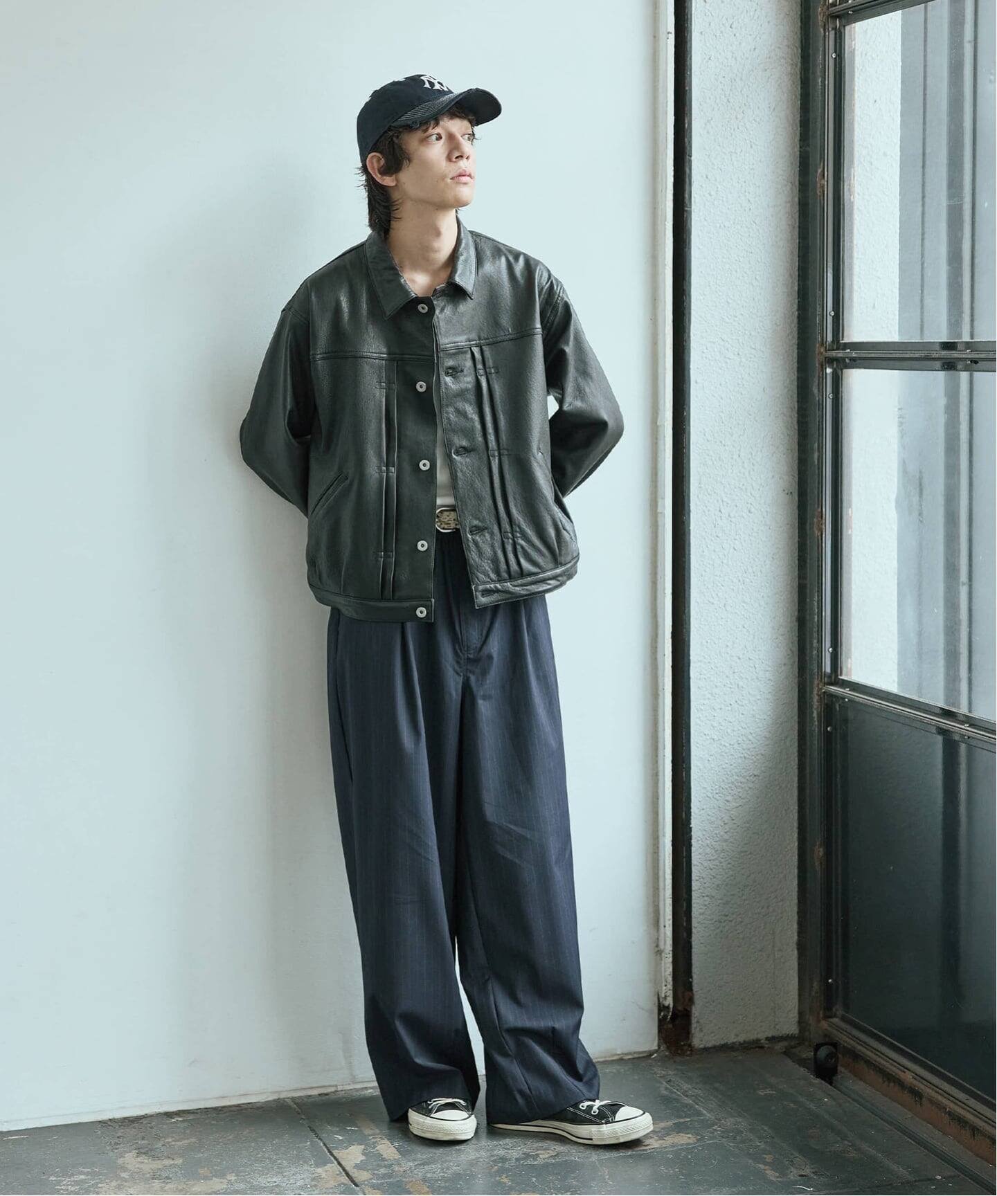 JOURNAL STANDARD｜ニュージーランド ラムレザー トラッカージャケット