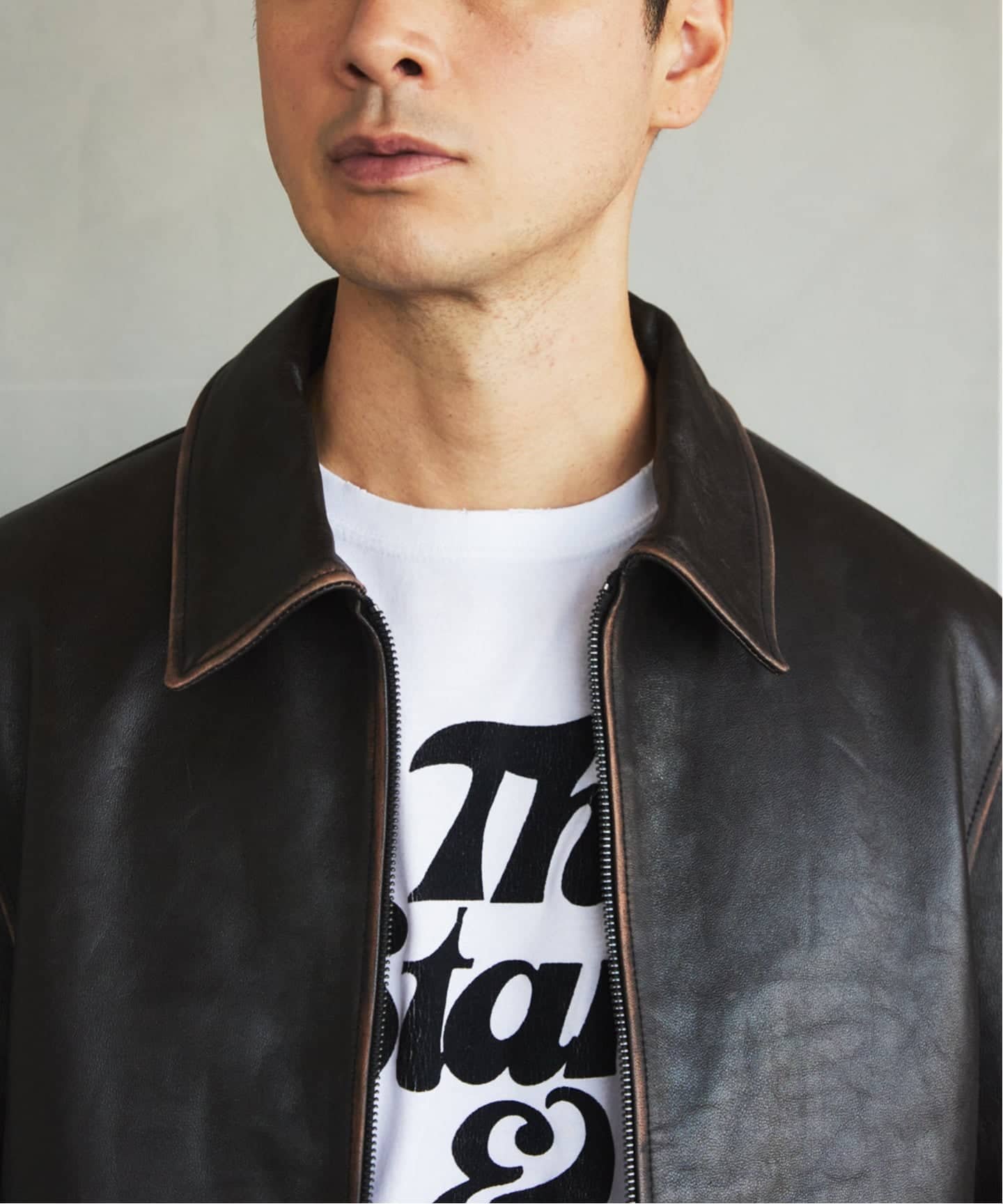 EDIFICE｜ラムレザー フレンチアンティーク ライダースジャケット